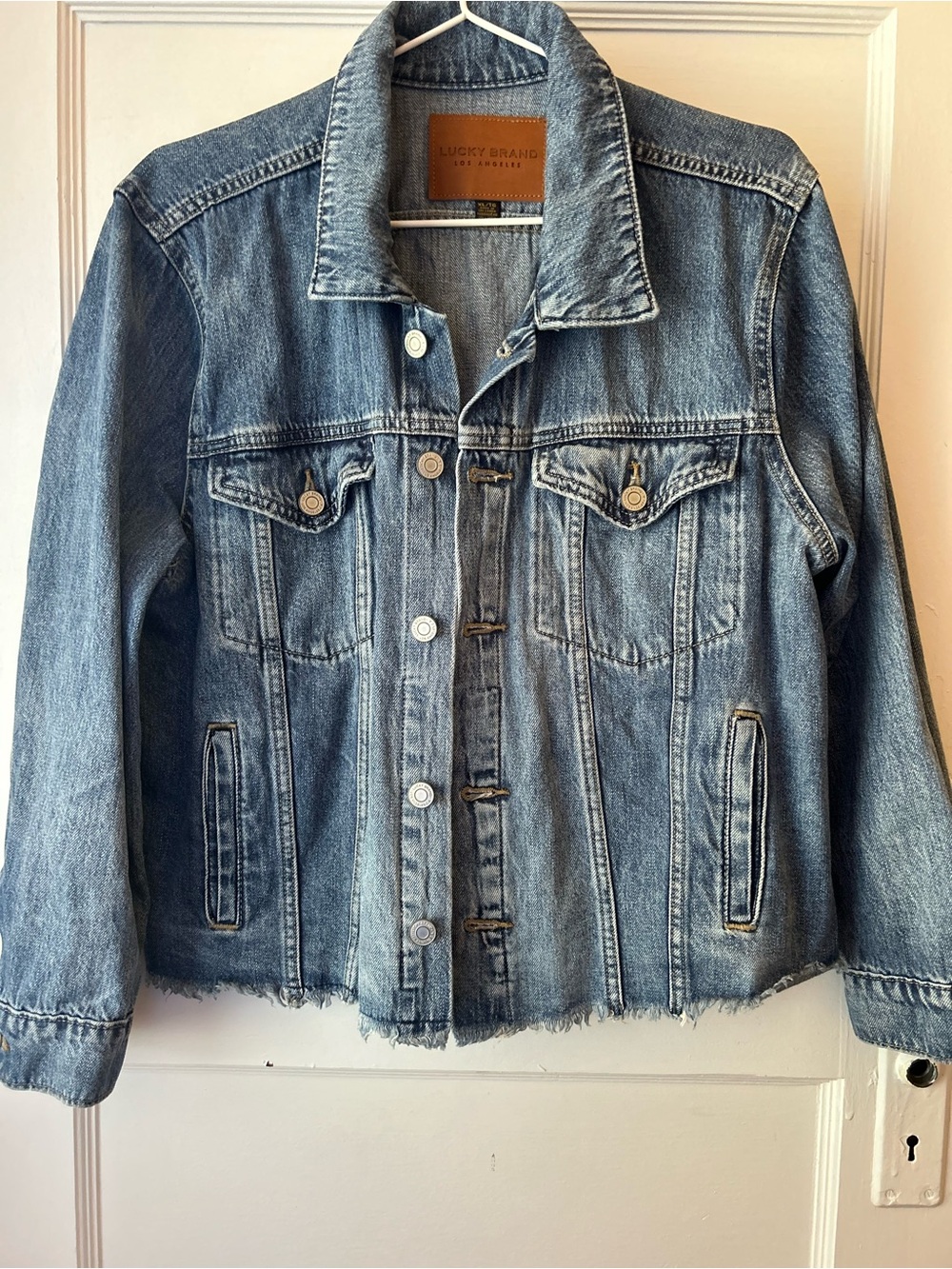 Lucky Brand The Tomboy Trucker denim jacket - Picture 3 of 12
